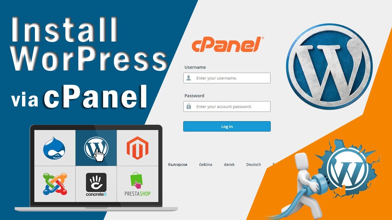 How to Install WordPress in cPanel 2020 Install WordPress cPanel