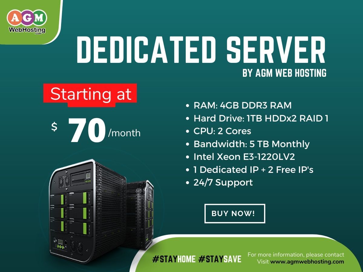 Dedicated Server Dedicated to your business success in 2020 Hosting