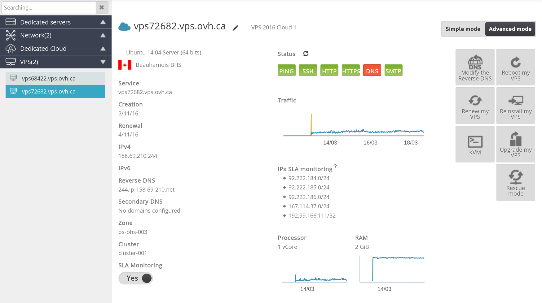 OVH Review VPS Benchmarks