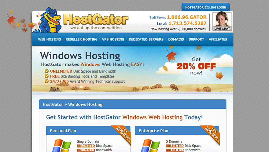 HostGator Windows Hosting Review Top Five Advisor