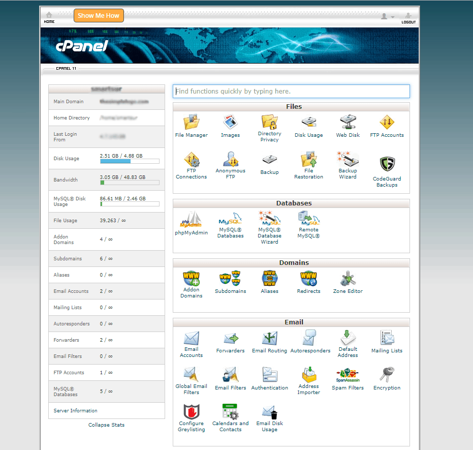 What does WordPress cPanel Look Like? WP Builder Helper